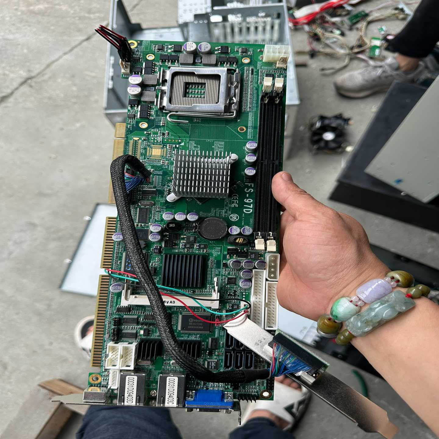 台湾肯懋FS-97D工控机主板双千兆网卡双网口主板询价