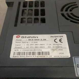 380V 士林变频器SC3 2.2KW 2.2K 询价 043