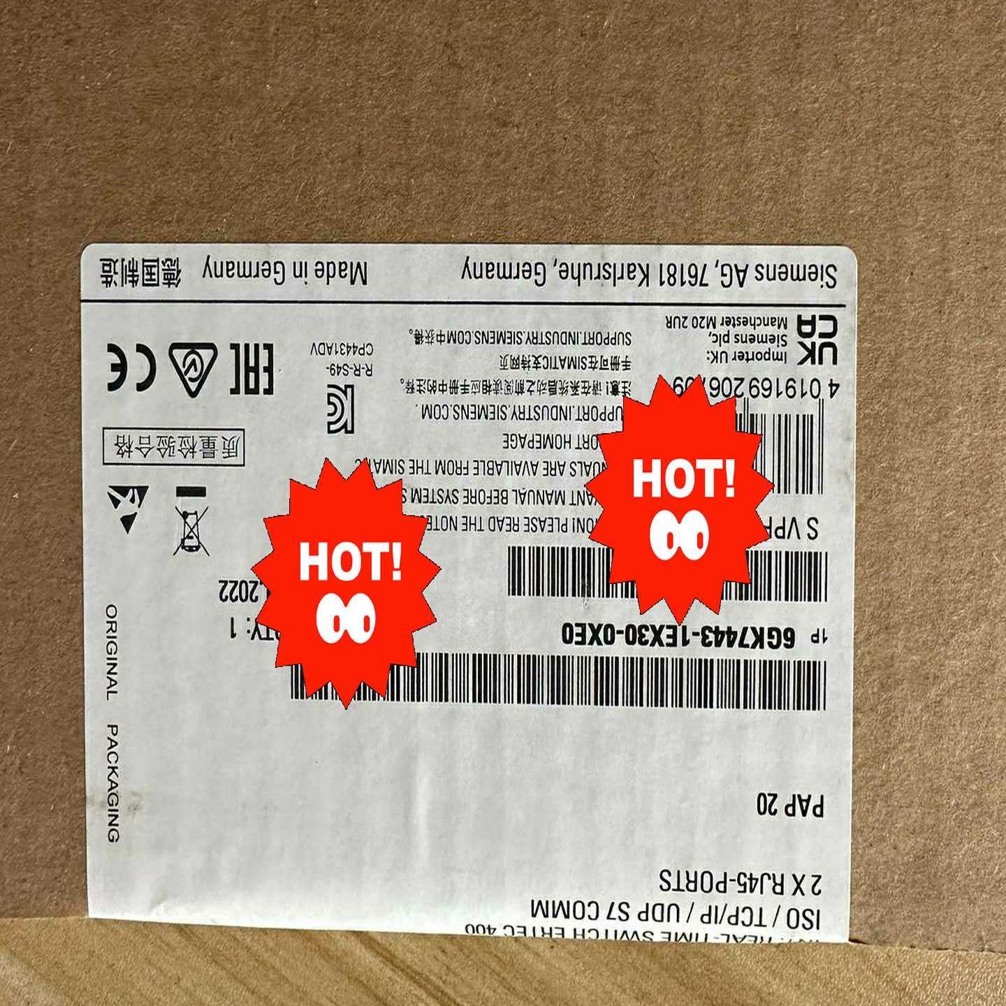 6GK7443-1EX30-0XE0 保内22年2月产（佳毅工控）