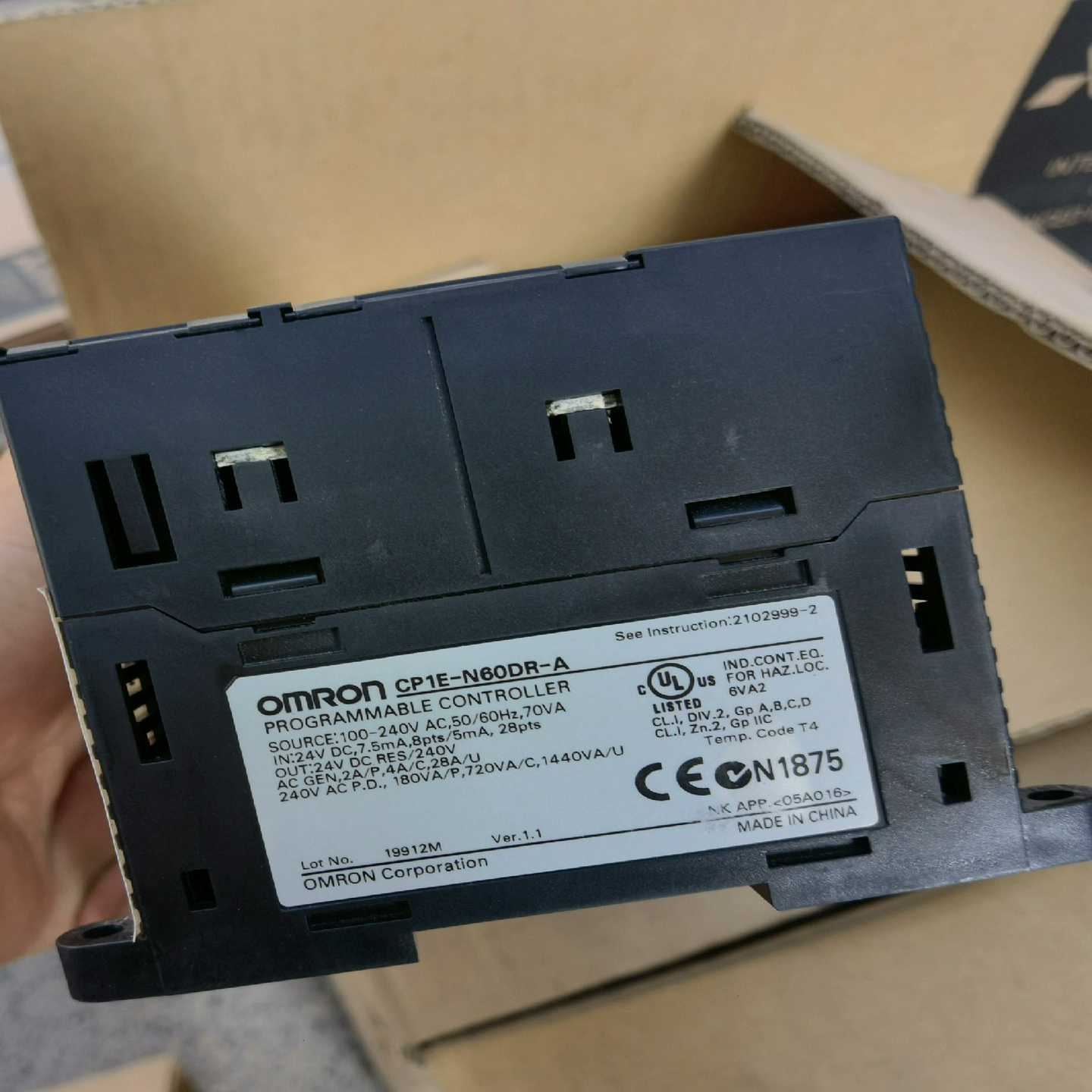 询价PLC可编程控制器CP1E-N60DR-ACP1L-