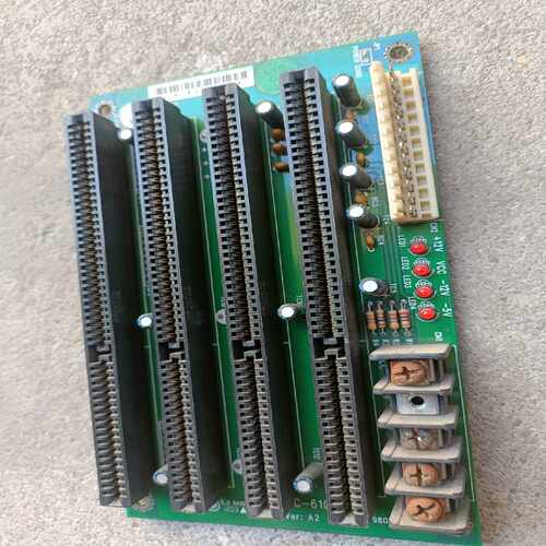 【议价】研祥IPC-6104 Ver A2 4个ISA槽底板 实物图