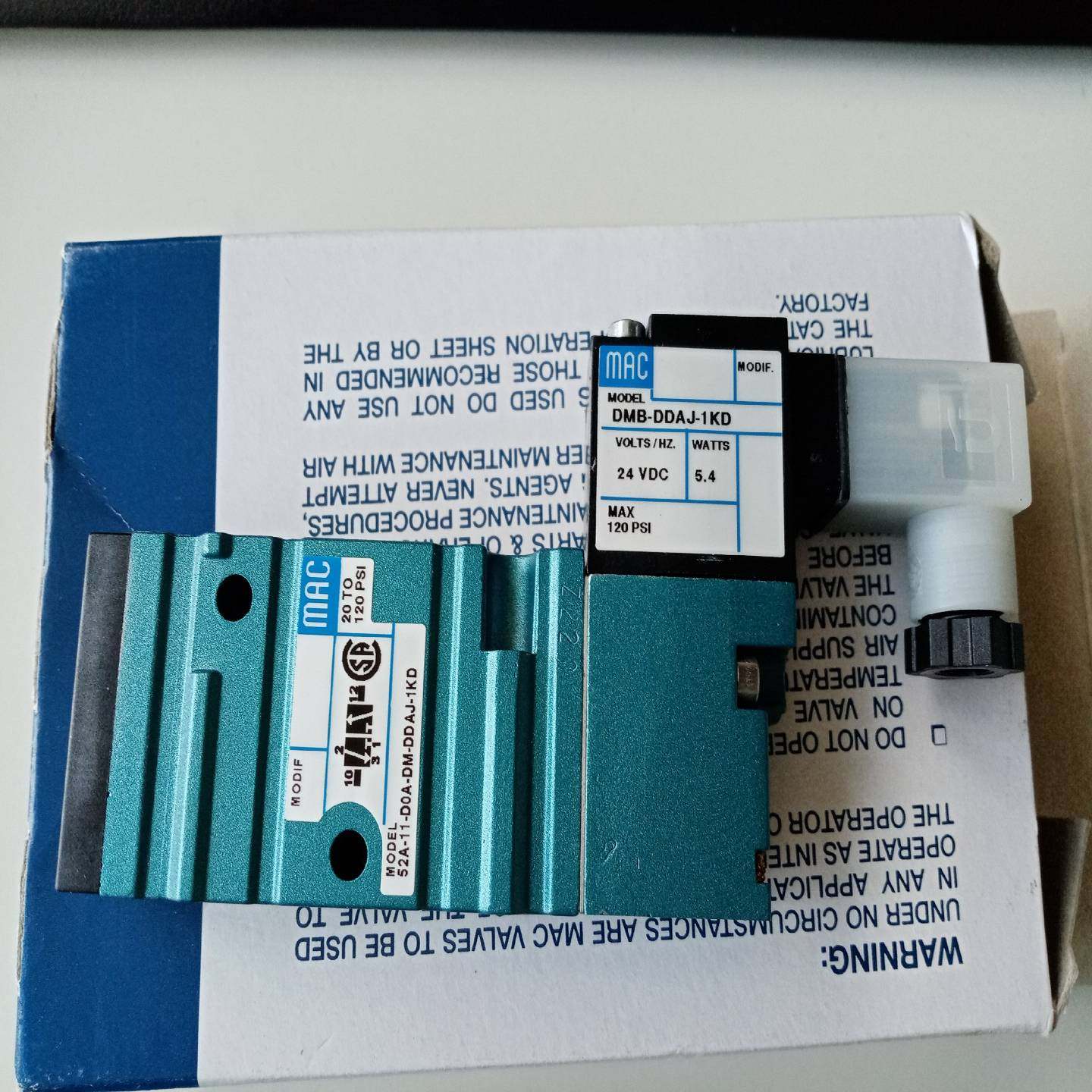 美国MAC电磁阀52A-11-D0A-DM-DDAJ-1KD{议价}