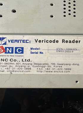 咨询-维瑞特读码器型号：SVN-3266XN整台功能一切正常