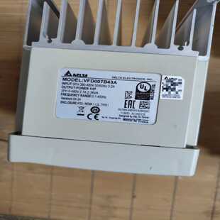 咨询-台达变频器750W三相输入VFD007B43A,,提