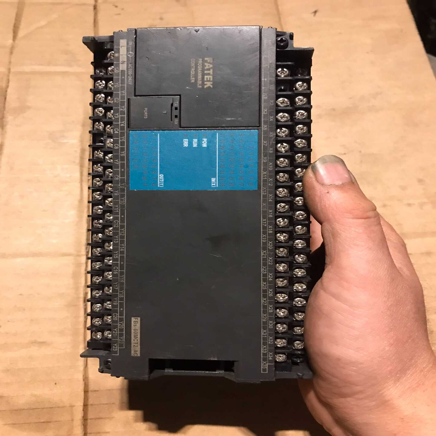 FBs-60MCT2-AC永宏PLC，的，通电正常，成色(通通配件）