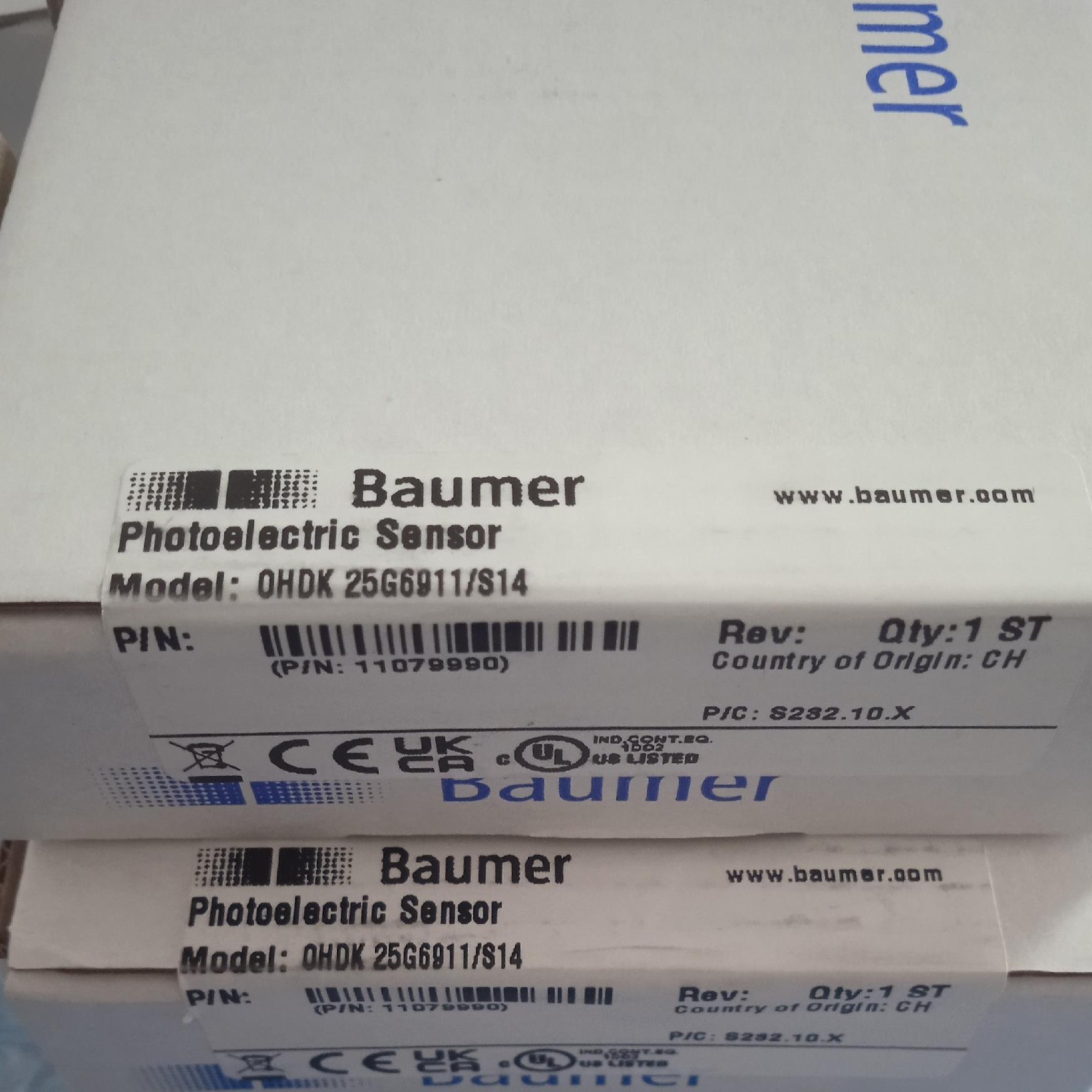 Baumer光电传感器OHDK25G6911/S14询价