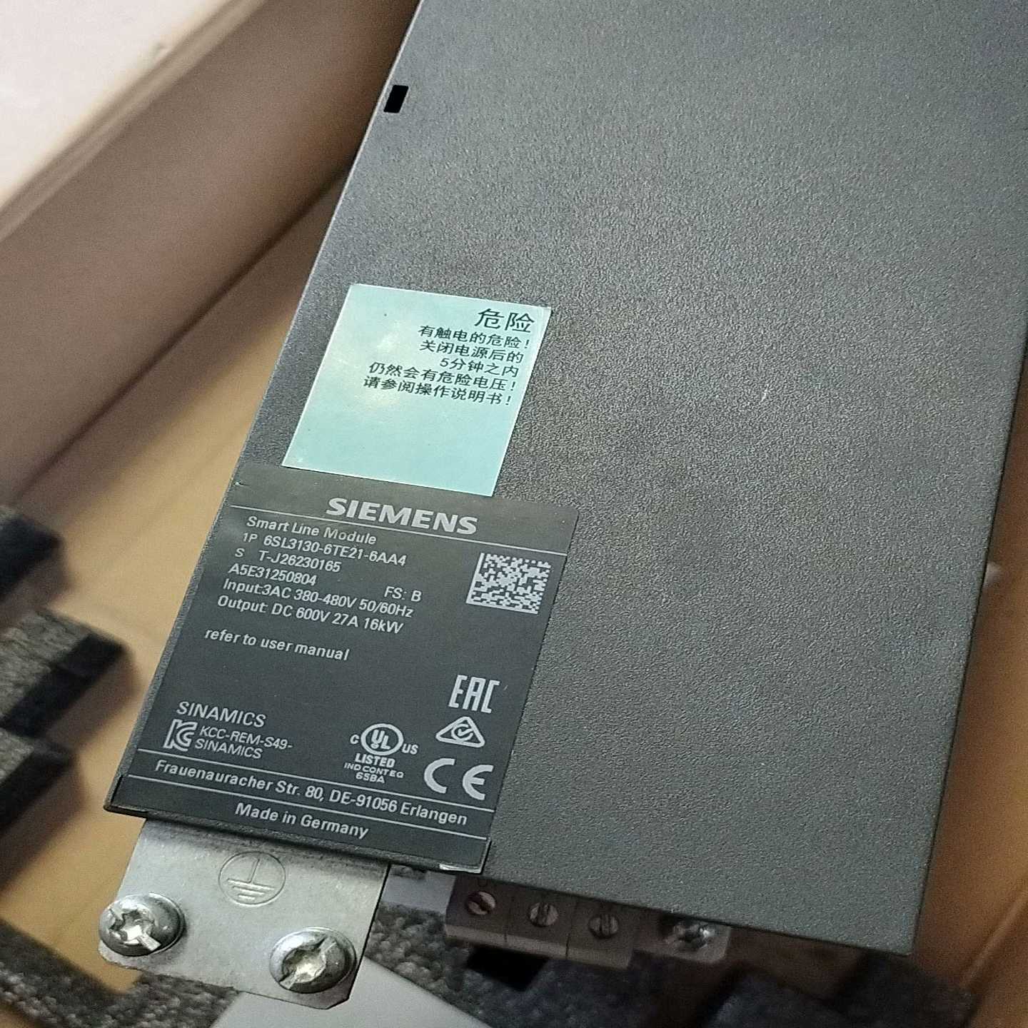 询价6SL3130-6TE21-6AA4裸机，成色如图，功