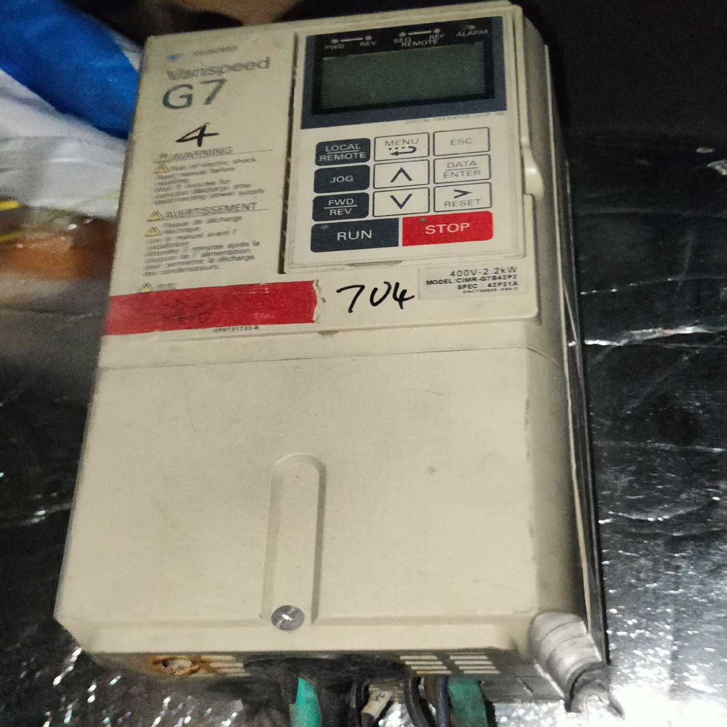 (工仔机械）安川变频器CIMR-G7B42P2