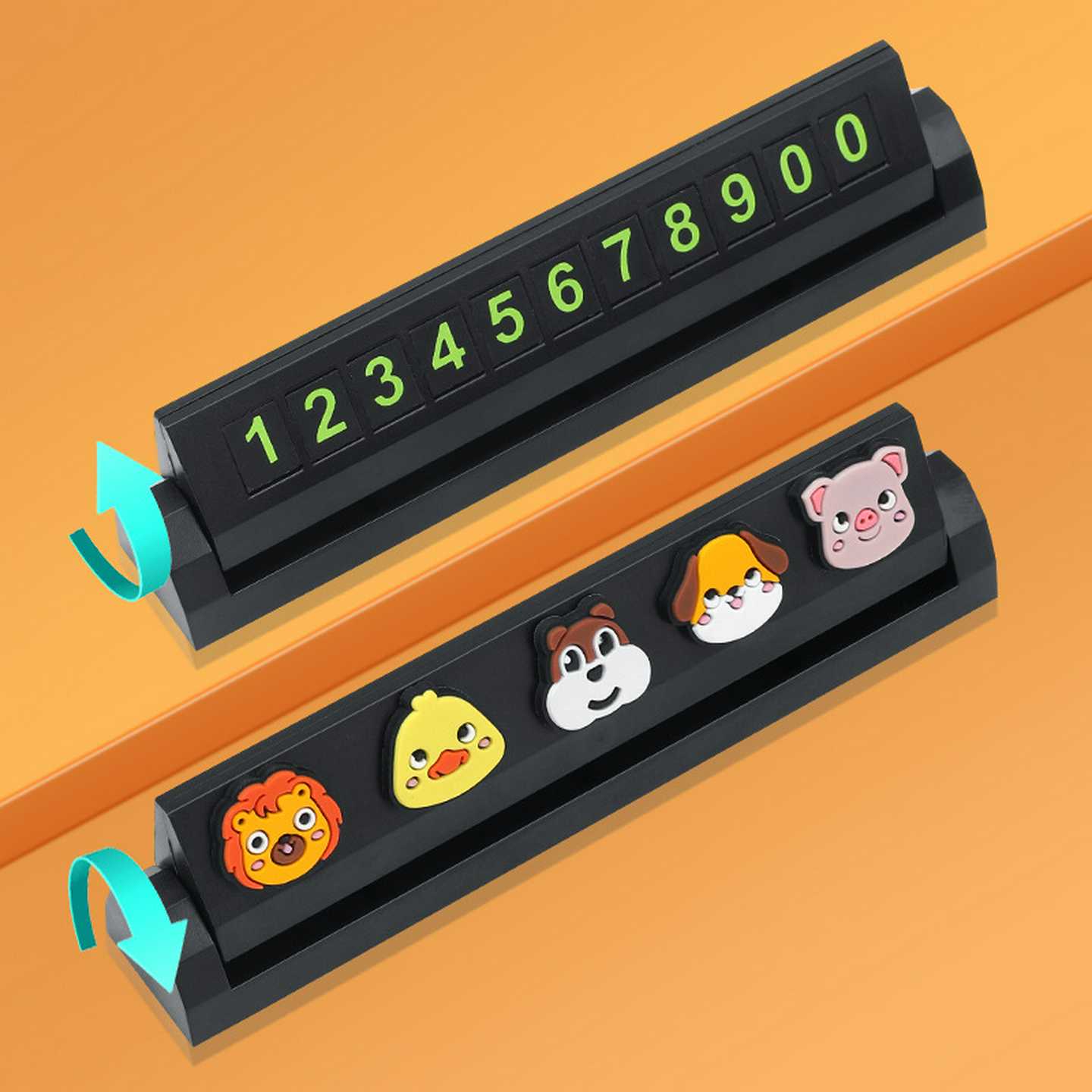 临时停车号码牌挪车电话车载车用移车上汽车内装饰品个性数字