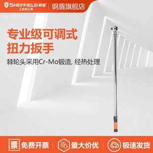 扭力扳手100 钢盾19mm系列级可调式 500NmS01610819mm