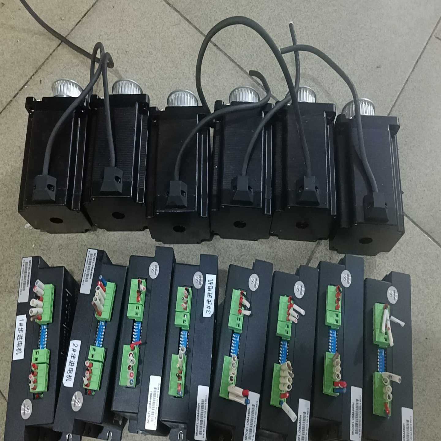 雷赛开环86驱动步进电机，DMA860H，86HS85，成色【落红设备】