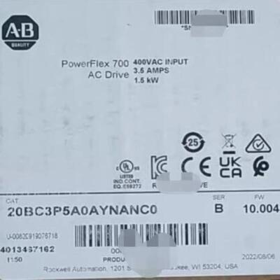 20BC3P5A0AYNANC0罗克韦尔AB变频器询价