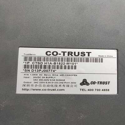 合信CO-TRUST伺服驱动器1PCTSDH1A-B询价
