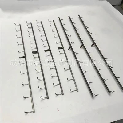 挂钩五金喷油电泳喷塑流水线挂具涂装静电喷涂挂具喷粉喷漆弹簧钢