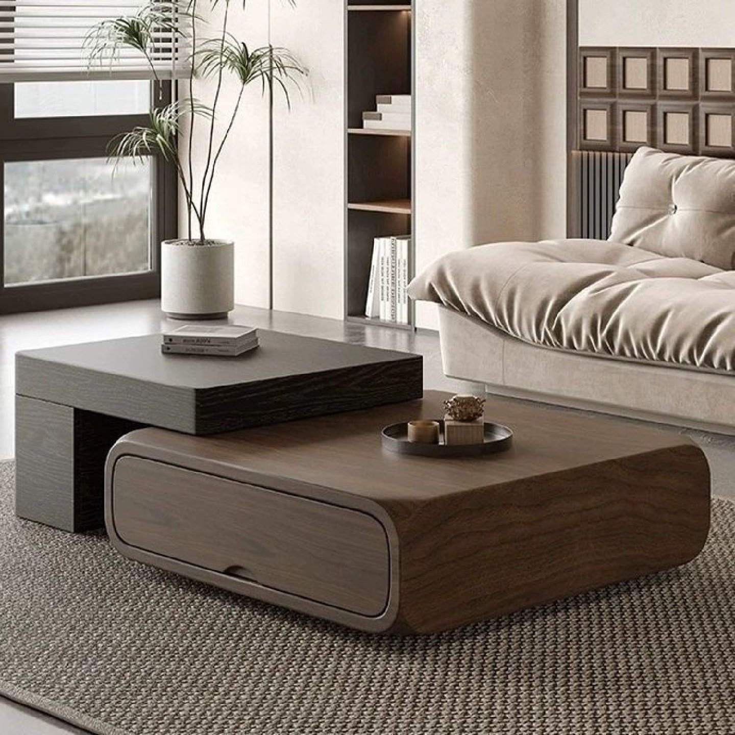 胡桃木色茶几客厅家用小户型现代简约中古风实木诧寂风电视柜组合,工业油品/胶粘/化学/实验室用品,其他实验室设备,淘宝优惠券,粉丝福利购,淘宝优惠卷