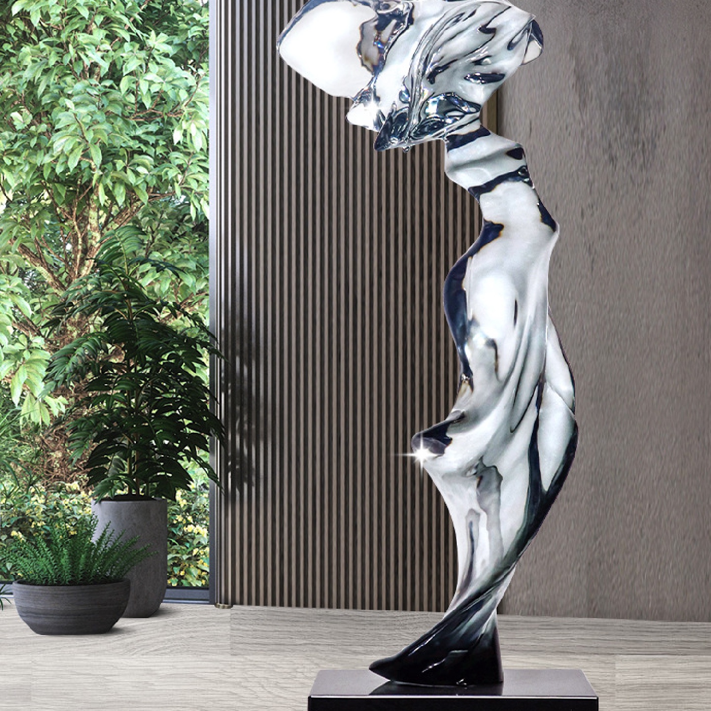 铭创透明雕塑售楼部网红装饰品样板房创意摆件源头工厂透明树脂