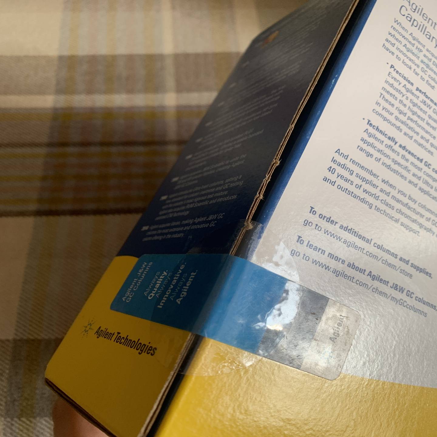 安捷伦122-1334UI，J&W DB-624 超高惰【卡奥电子】