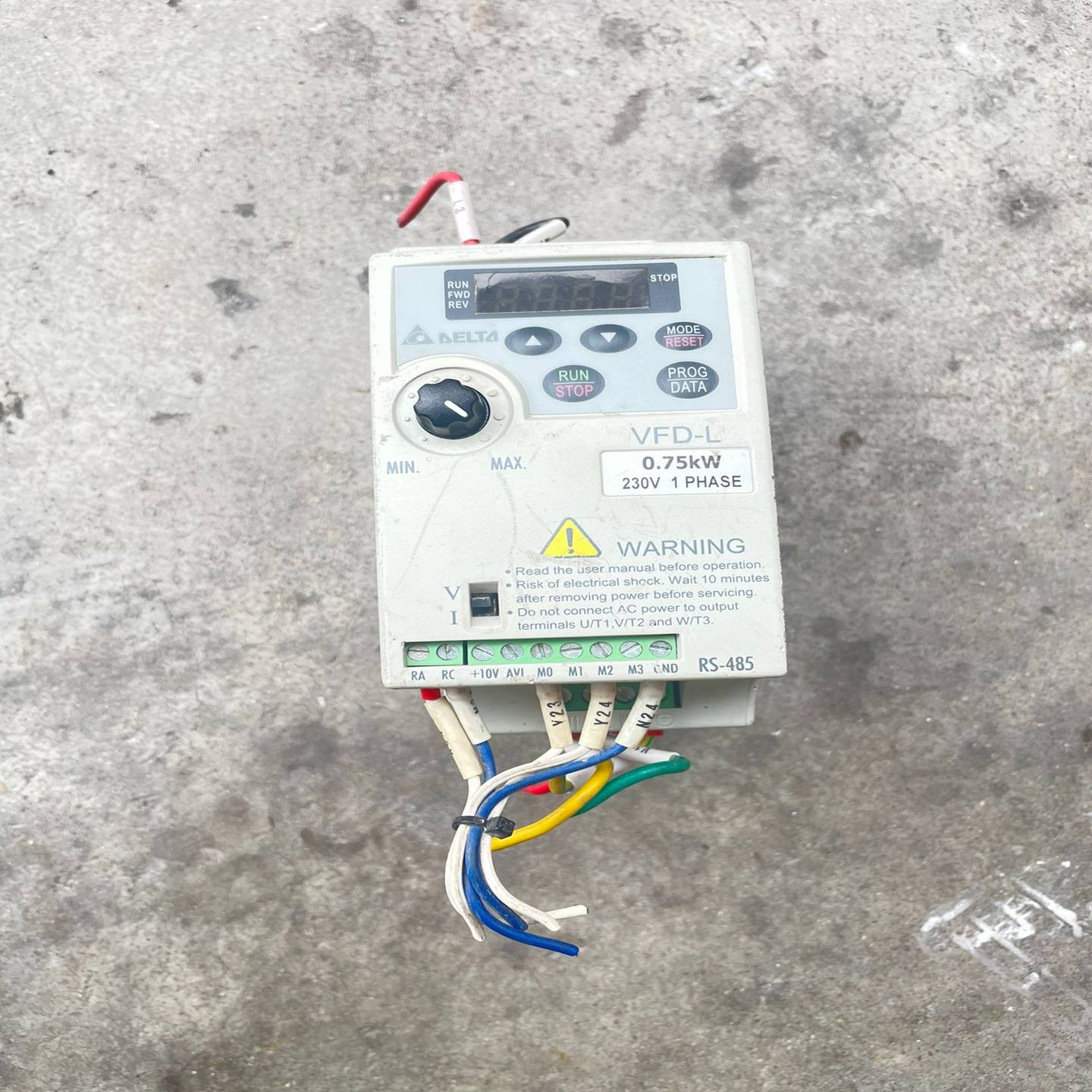 （议价）变频器，VFD007L21A，220V-0.75kw，二
