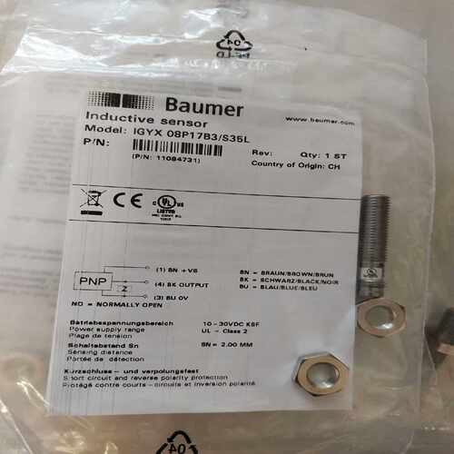 瑞士Baumer堡盟IGYX08P17B3/S3询价