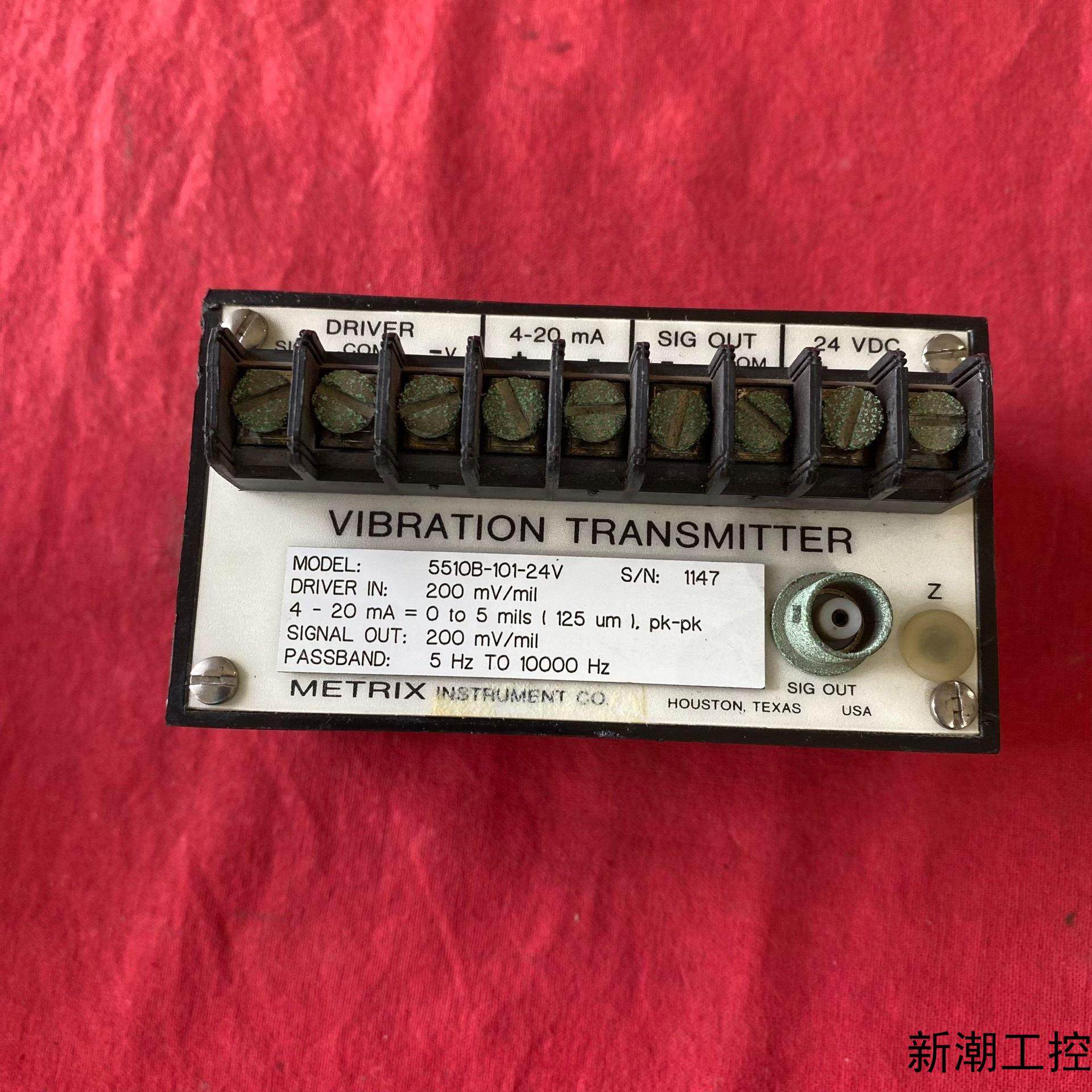 METRIX迈确5510B-101-24V振动变送器型号标议价商品