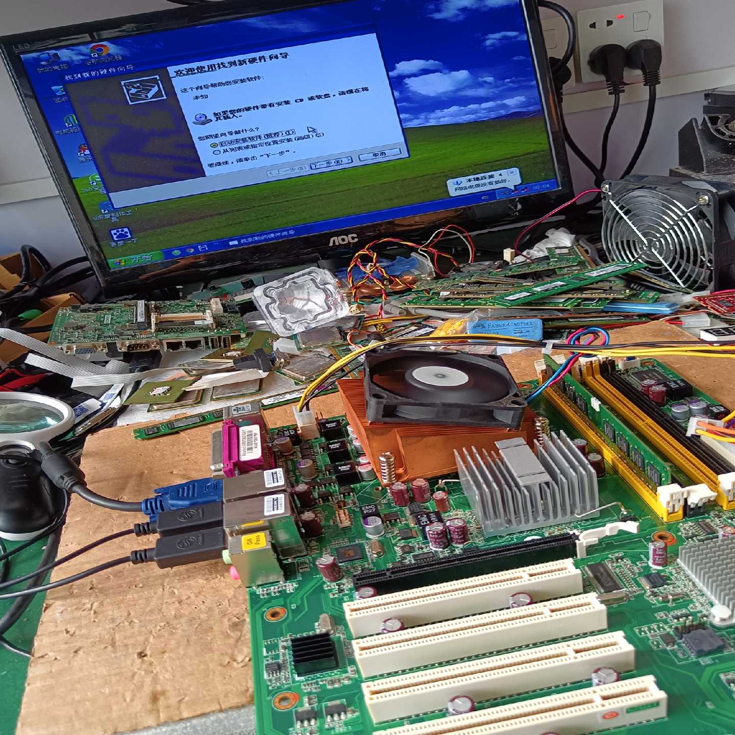 （议价）aimb-766G2工控主板测试0k少量12片售