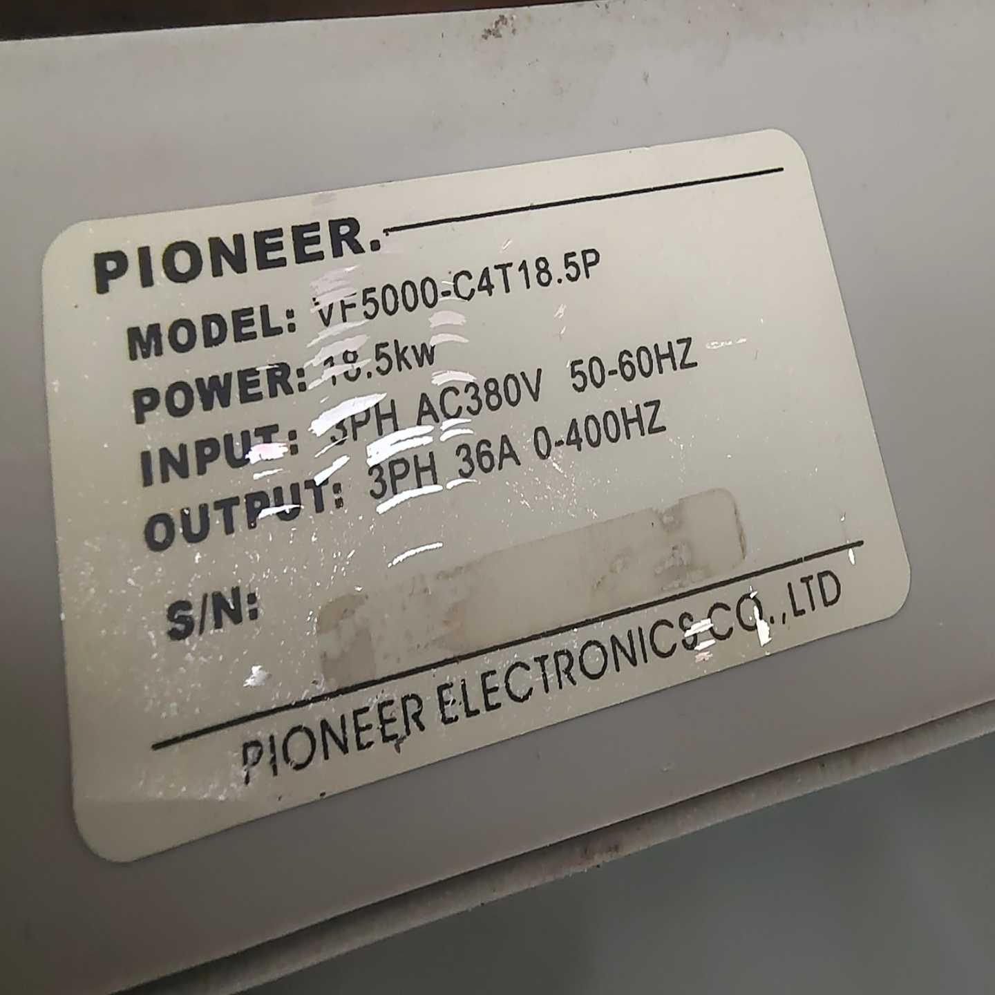 【议价】派尼尔VF5000-18.5kw变频器主板，cpu板，型号v