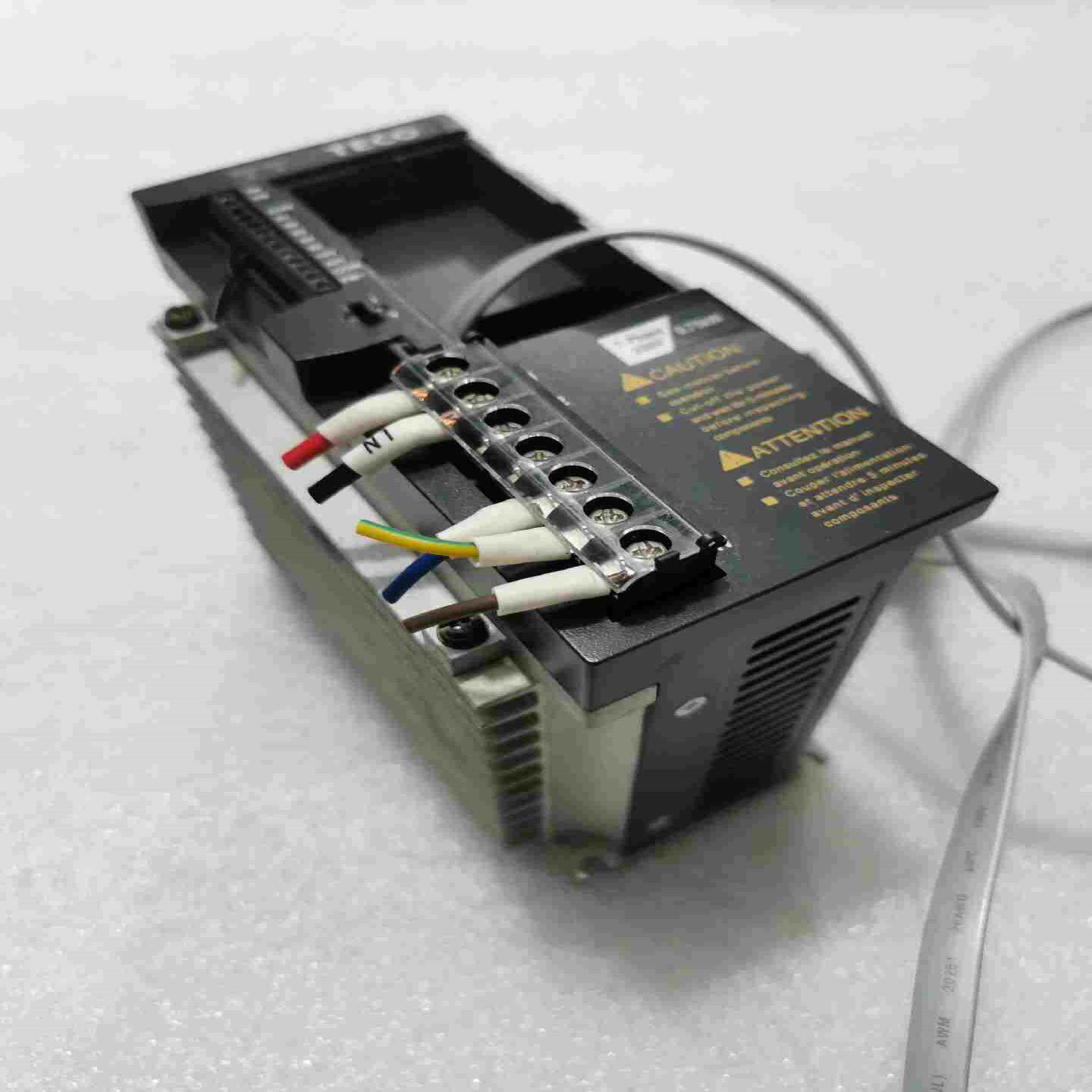 #电子元器件拆机东元台安变频器0.75KW/220V,S3--议价商品