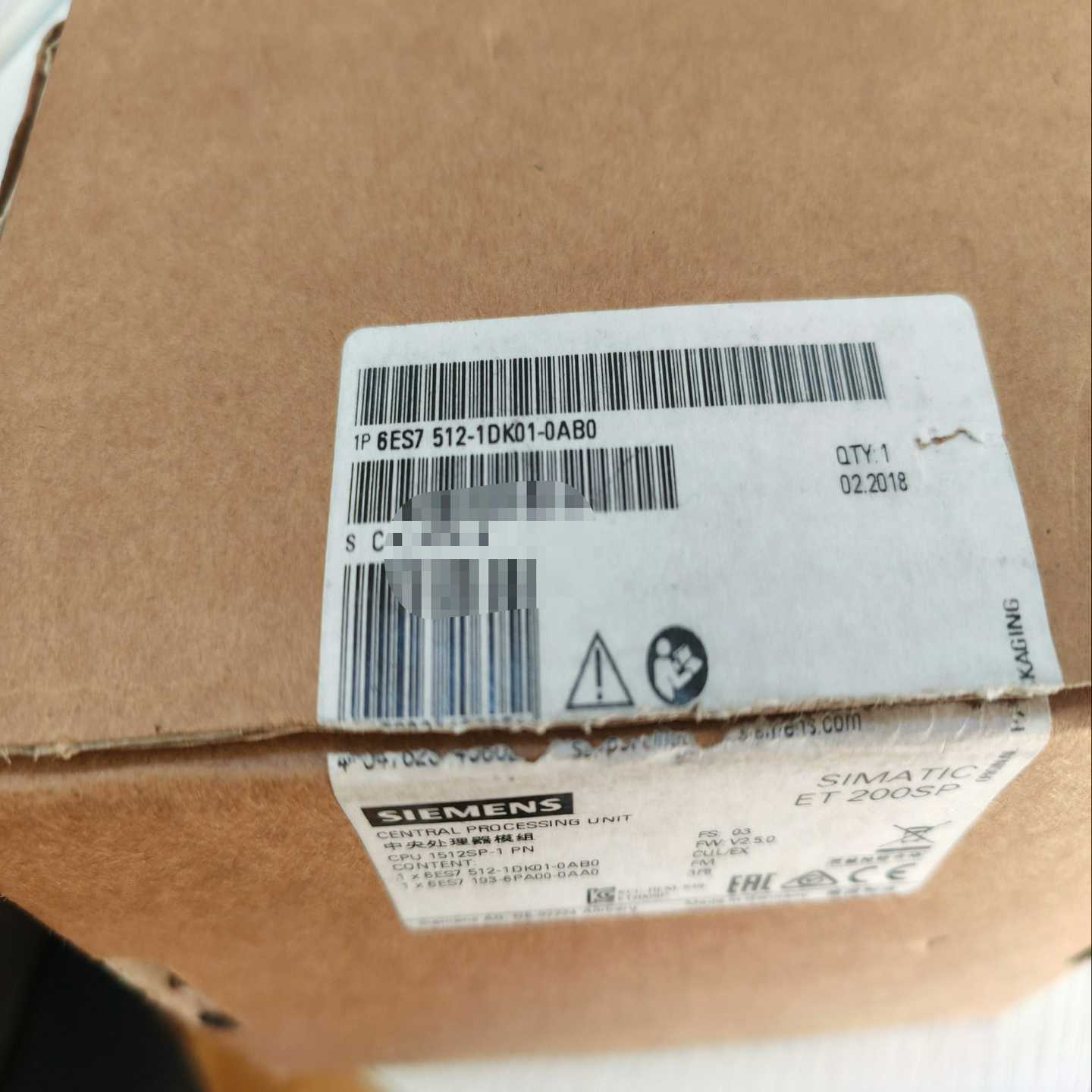 6ES7512-1DK01-0AB0仅开封议价～（佳毅工控）