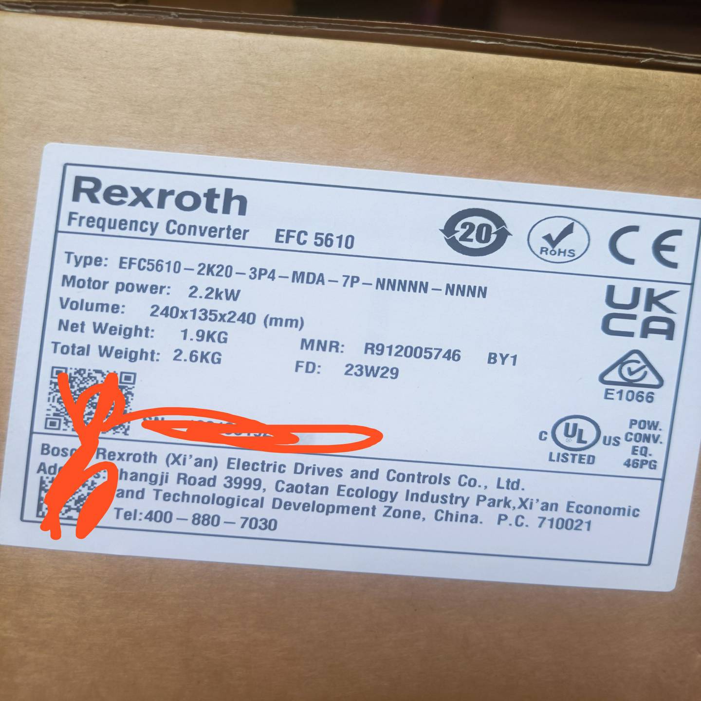 力士乐变频器EFC5610-2K20-3P4-MDA-7P-（佳毅工控）