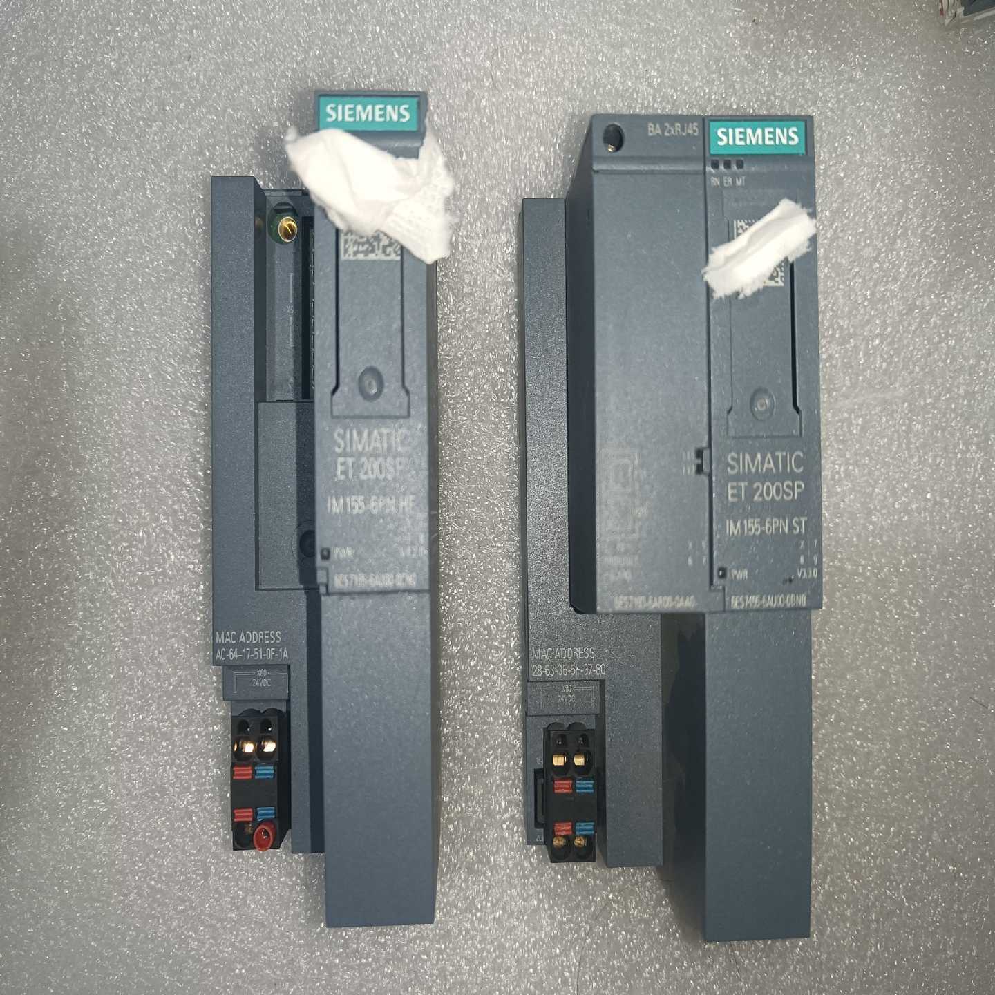 询价拍~接口模块两个，第一个缺网口的型号是6es7155 6a