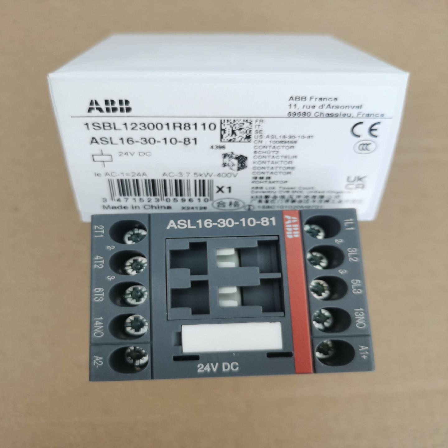 ABB接触器 ASL16-30-10-81 *24VDC【白零商行】