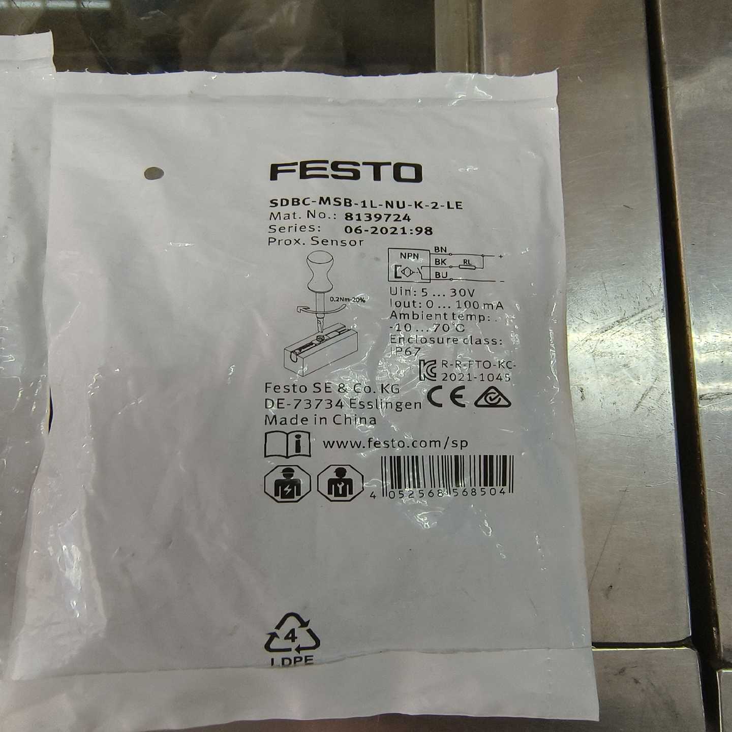 询~FESTO磁性开关SDBC-MCB-NU-K-2-LE 81