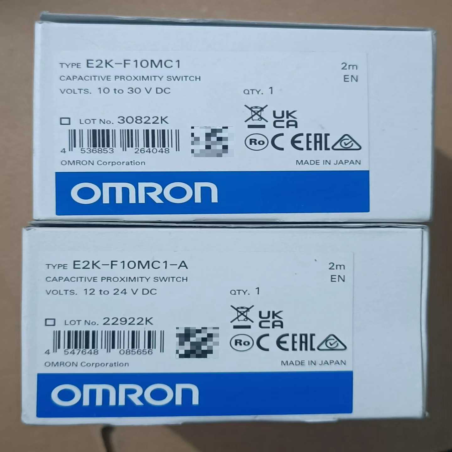 询价~ E2K-F10MC1电容式扁平传感器 ，12to