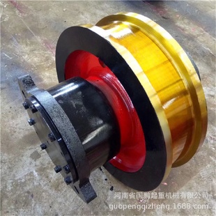 1000mm双梁行车轮组角型轴承箱车轮组 直径250mm