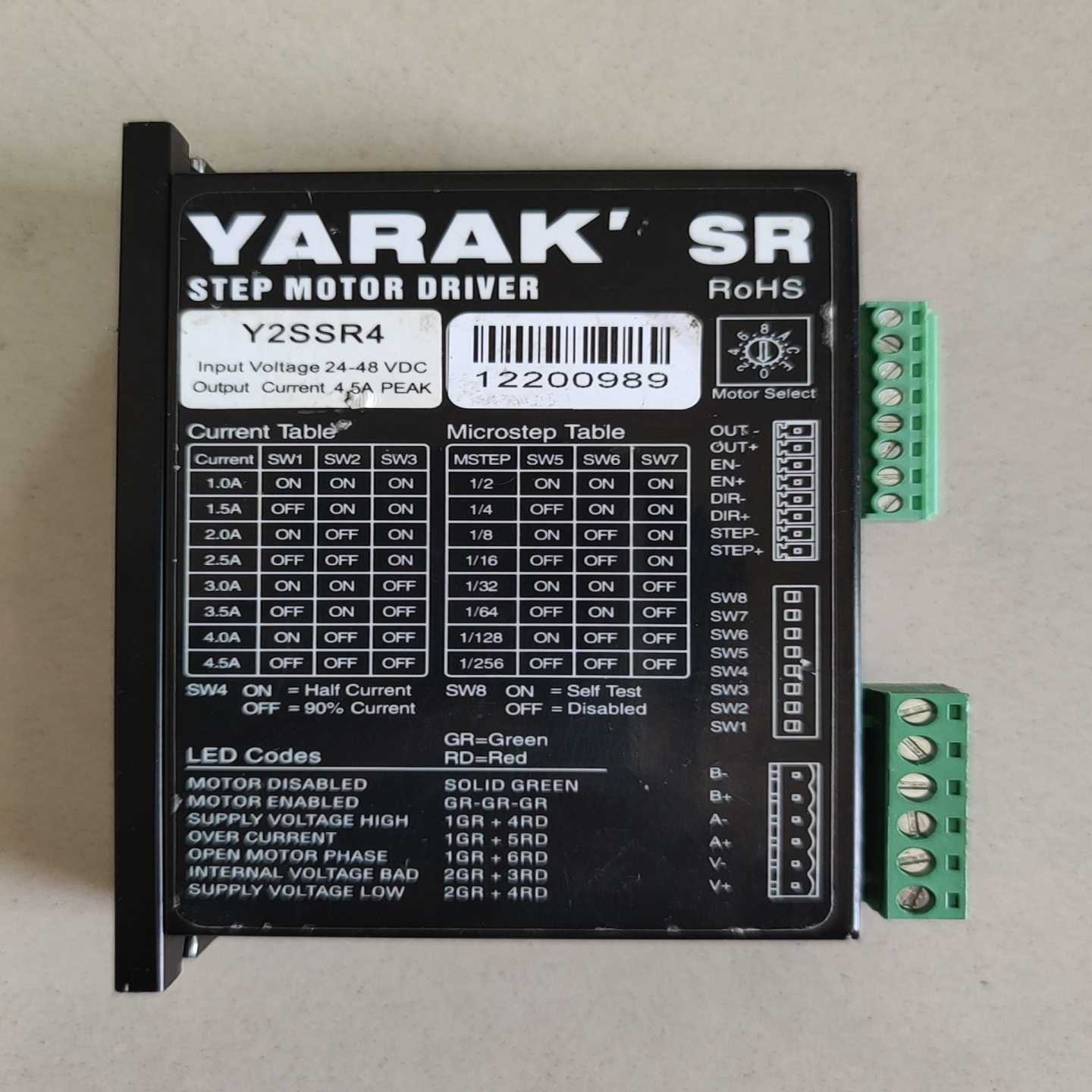 询价~ YARAK驱动器Y2SSR4 ，功能测试好，一共有几百