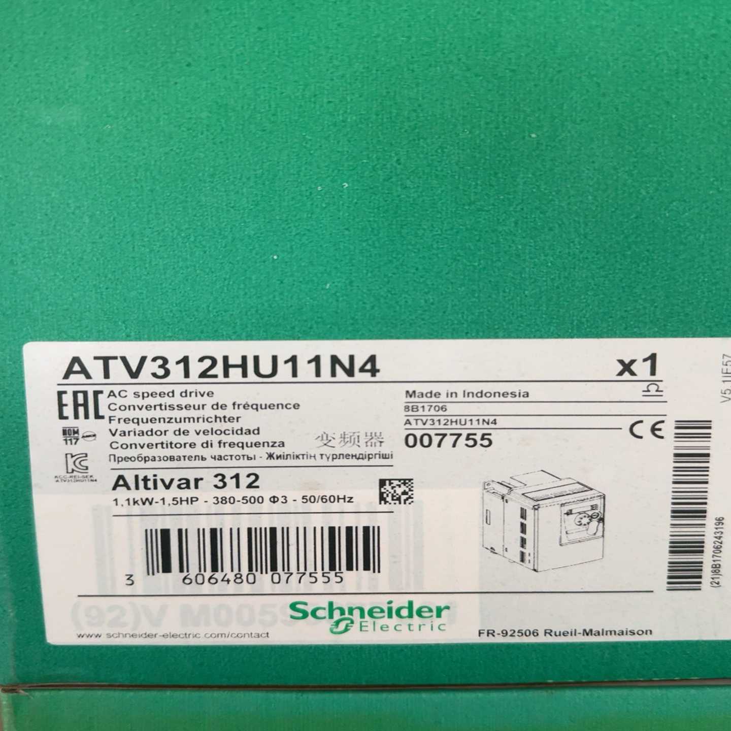 ATV312HU11N4  变频器   A~询价