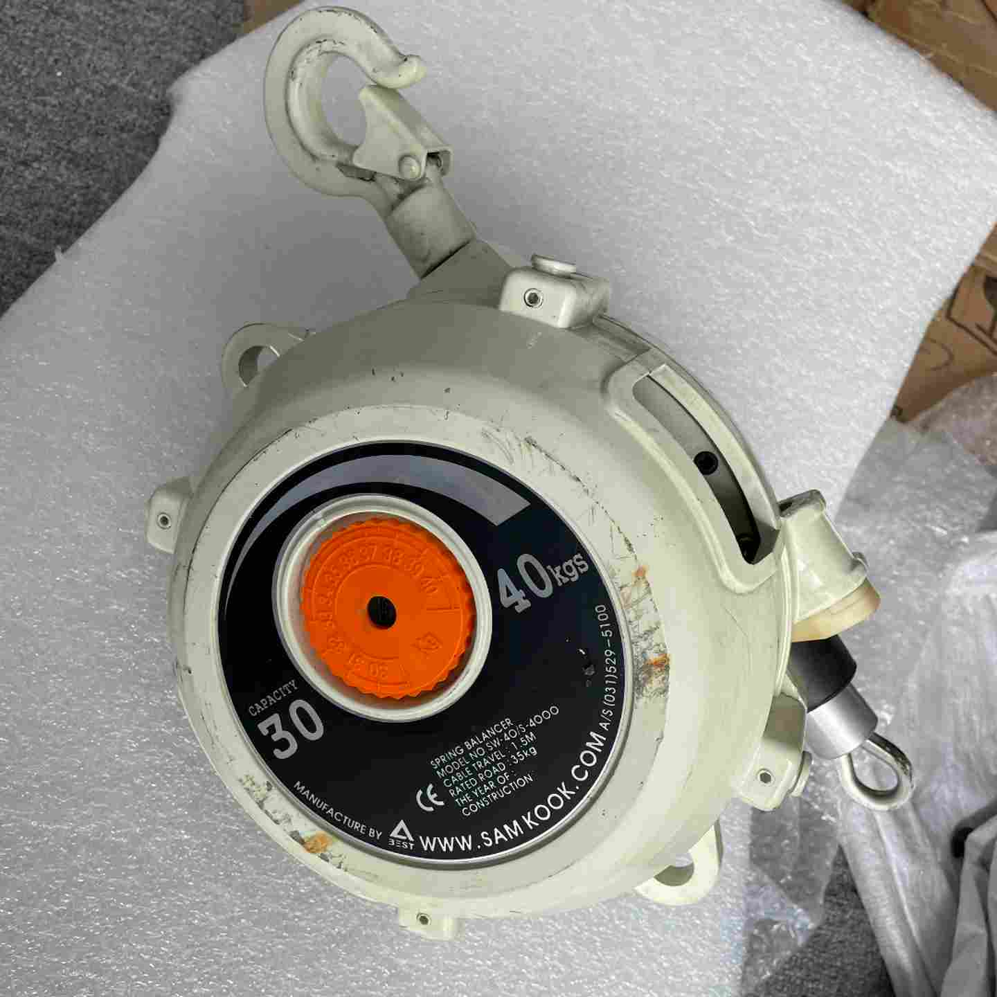 SAM KOOK 萨母库可弹簧平衡器 SW-40/S-400（佳毅工控）