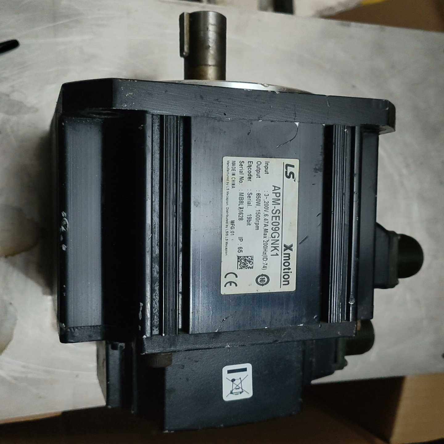 LS伺服电机，APM-SE09GNK1，850w，功能（佳毅工控）