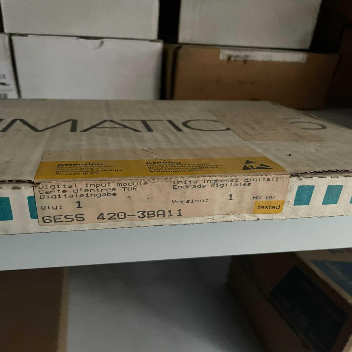 询价~6ES5 420-3BA11 库存未开封 实物图