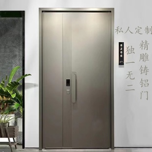 高端别墅防盗门铸铝门精雕门 厂家直供批发一对一设计私人爆款