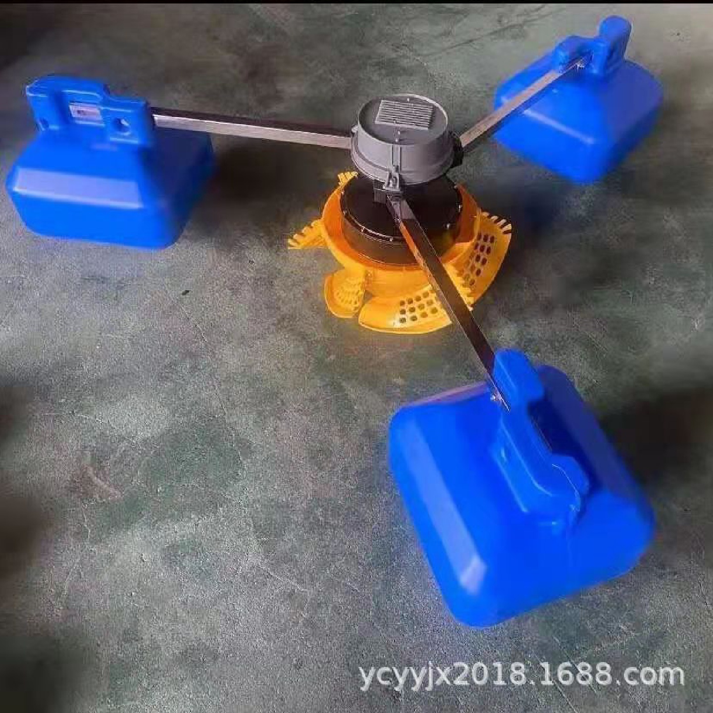 鱼塘增氧养永磁频变增氧机3KW垂钓池塘大型叶轮增氧泵