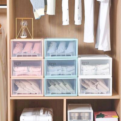 特大号内衣收纳盒女抽屉式衣柜家用分格宿舍装文胸内裤袜子整理箱
