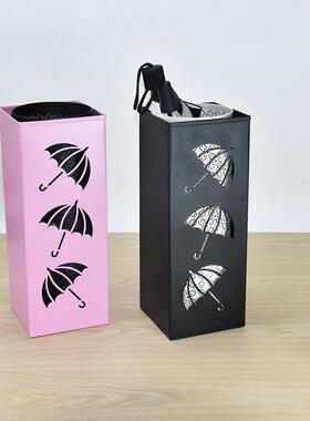 跨境雨伞桶干花筒大厅摆件鱼竿收纳桶报刊收纳金属雨伞架现货批