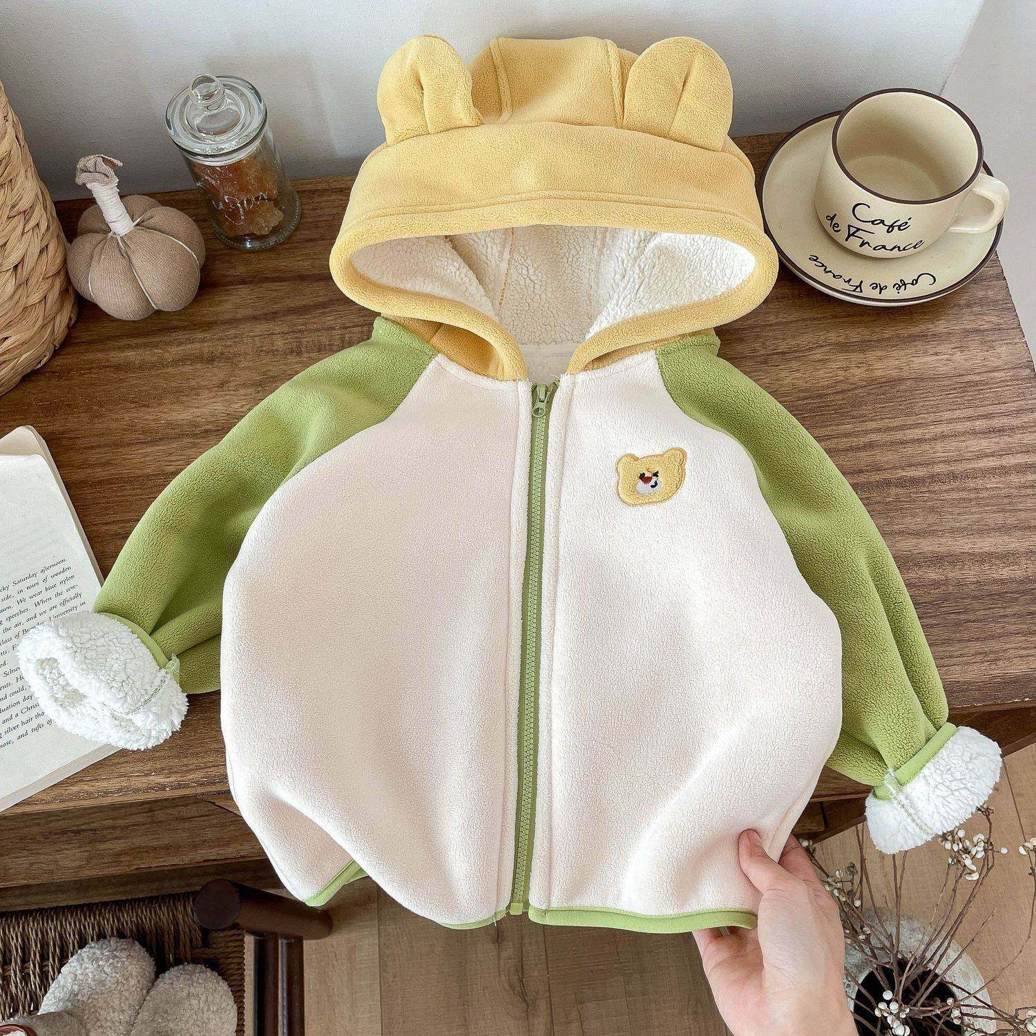 开学儿童加绒外套秋冬新款男童女童保暖宝宝加厚洋气童装外穿收腰,童装/婴儿装/亲子装,普通外套,淘宝优惠券,粉丝福利购,淘宝优惠卷