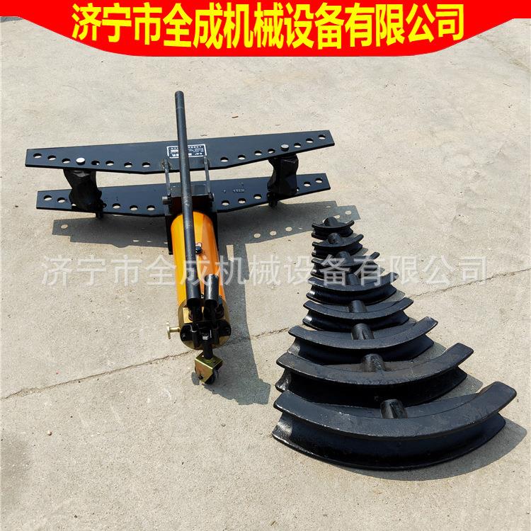 89mm镀锌管折弯机SWG3手动液压弯管机价格济宁全成整体式折管器