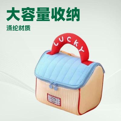 可爱房子大容量化妆包2025新款便携式旅行洗漱品手提分区收纳包