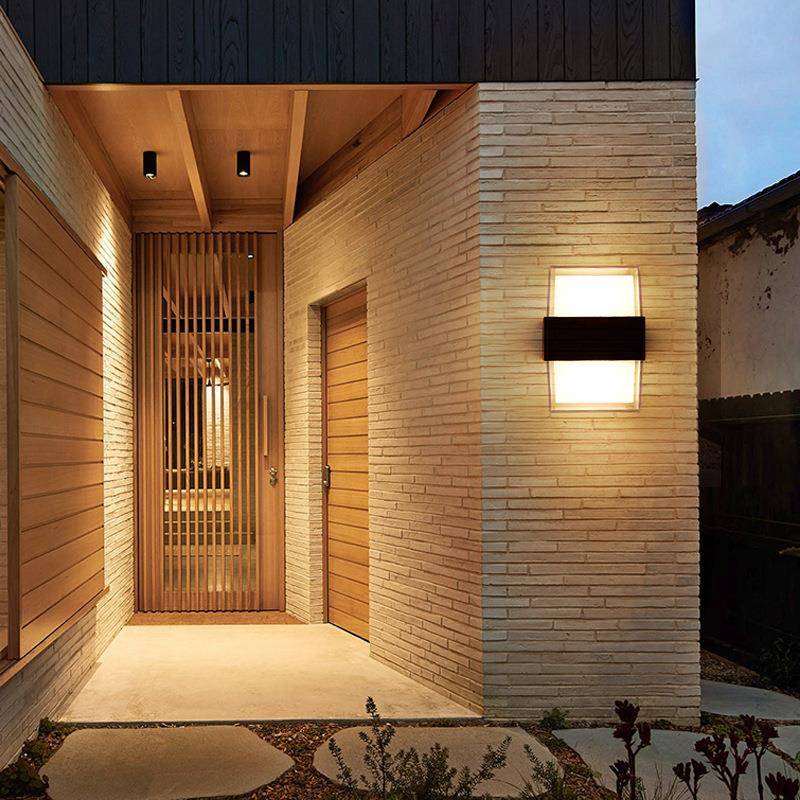 led户外 壁灯简约中式超亮客厅楼梯过道阳台门口防水室内墙庭院灯