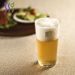 啤酒杯薄款 日本进口东洋佐佐木日式 水晶玻璃品脱杯家用耐热茶水杯