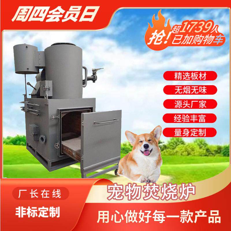 火葬高温装置宠物生活垃圾处理环保热解城镇焚烧炉乡村处理焚化炉