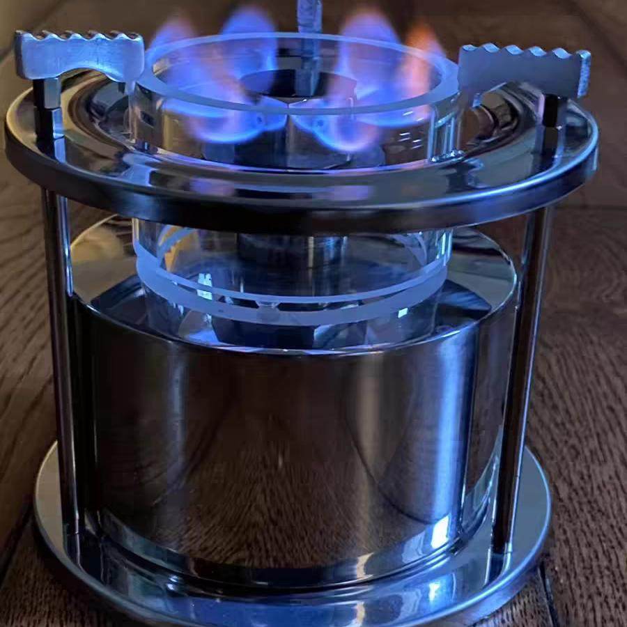 山良士酒精炉煨炉潮汇砂挑壶酒精炉潮州酒精炉户外便携折叠可拆卸